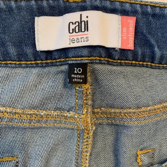 Cabi Slim Boyfriend Jeans Size 10 - Picture 9 of 10